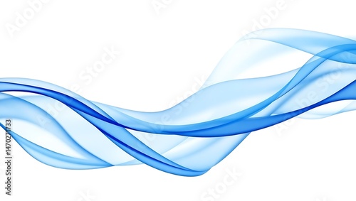 Abstract blue wave background