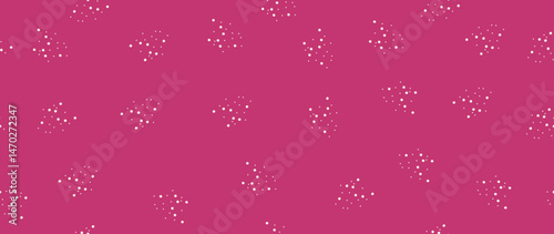 Vector flat design. Horizontal seamless background. Shining stars. Perfect for textile design, screensavers, covers, cards, invitations and posters.
