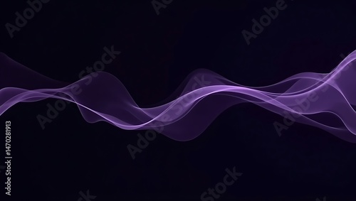 Abstract purple wave background