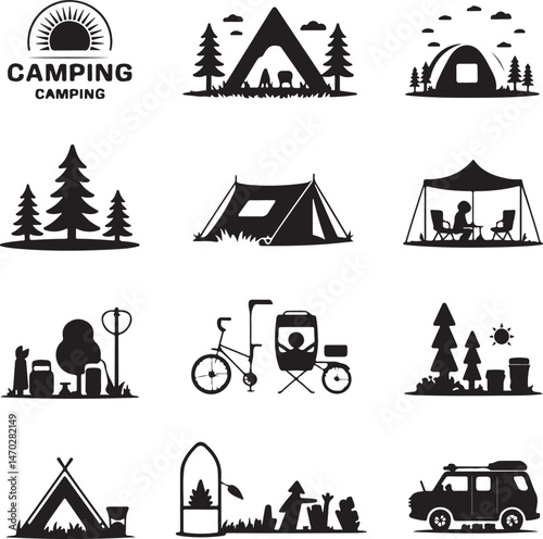 Camping SVG | Tent and Campfire Silhouette | Outdoor Adventure Cut File for Cricut

Camp Life SVG | Explore the Outdoors Design | Hiking & Nature SVG for DIY Crafts

Let’s Go Camping SVG | Campfire Qu
