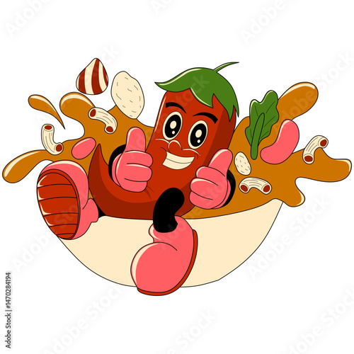 Mascot chili papper