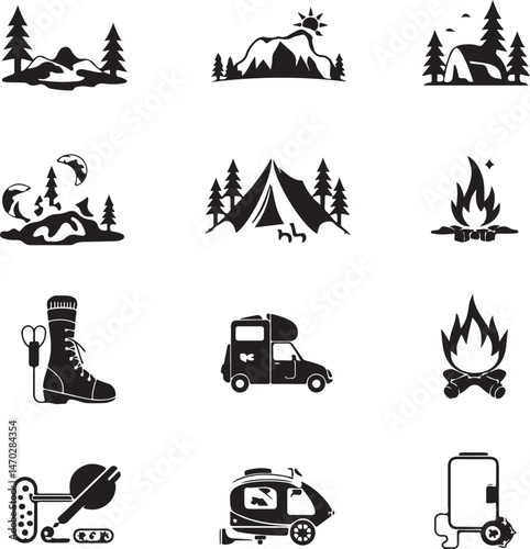 Camping SVG | Tent and Campfire Silhouette | Outdoor Adventure Cut File for Cricut

Camp Life SVG | Explore the Outdoors Design | Hiking & Nature SVG for DIY Crafts

Let’s Go Camping SVG | Campfire Qu