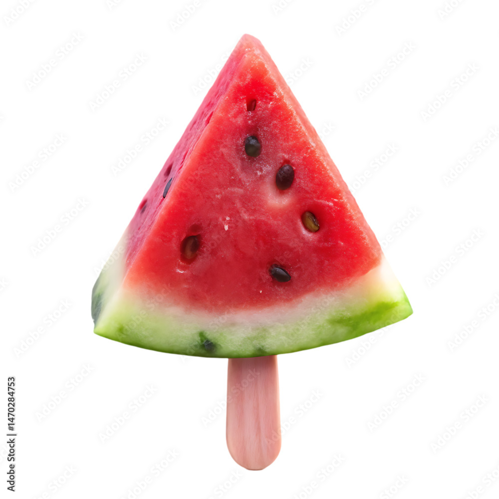 Refreshing Watermelon Popsicle: Summer Treat Image Refreshing Watermelon Popsicle: Summer Treat Image