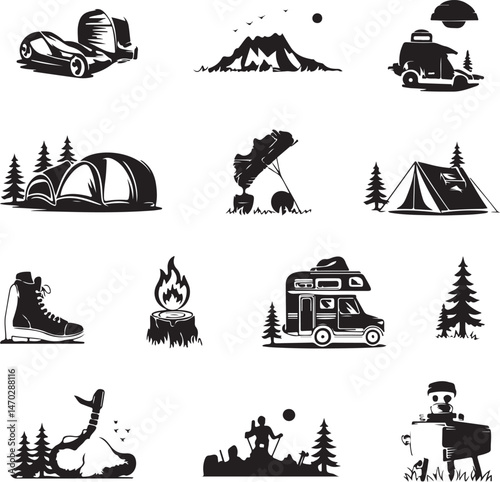 Camping SVG | Tent and Campfire Silhouette | Outdoor Adventure Cut File for Cricut

Camp Life SVG | Explore the Outdoors Design | Hiking & Nature SVG for DIY Crafts

Let’s Go Camping SVG | Campfire Qu