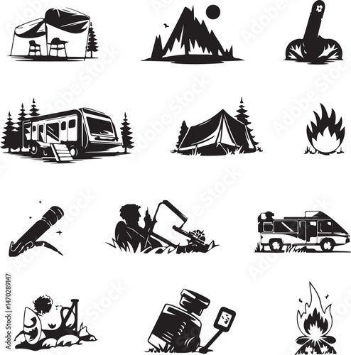 Camping SVG | Tent and Campfire Silhouette | Outdoor Adventure Cut File for Cricut

Camp Life SVG | Explore the Outdoors Design | Hiking & Nature SVG for DIY Crafts

Let’s Go Camping SVG | Campfire Qu