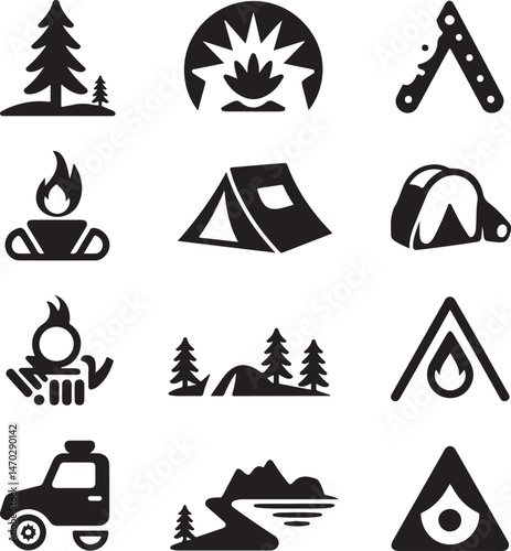 Camping SVG | Tent and Campfire Silhouette | Outdoor Adventure Cut File for Cricut

Camp Life SVG | Explore the Outdoors Design | Hiking & Nature SVG for DIY Crafts

Let’s Go Camping SVG | Campfire Qu