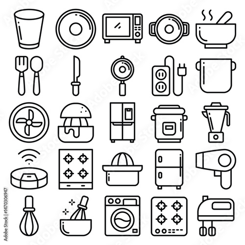 Kitchen appliances Culinary essentials and tools