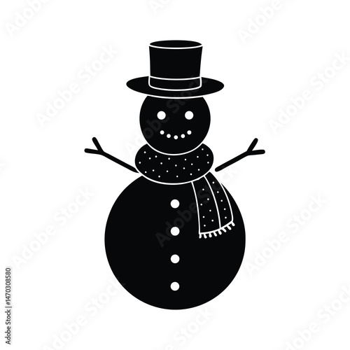 snowman vector illustration