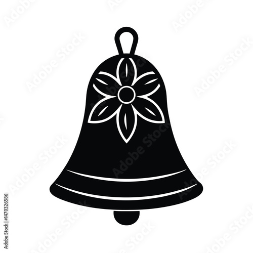 christmas bells isolated on white