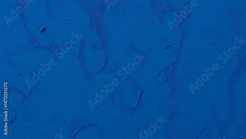 Dark blue textured plaster wall background