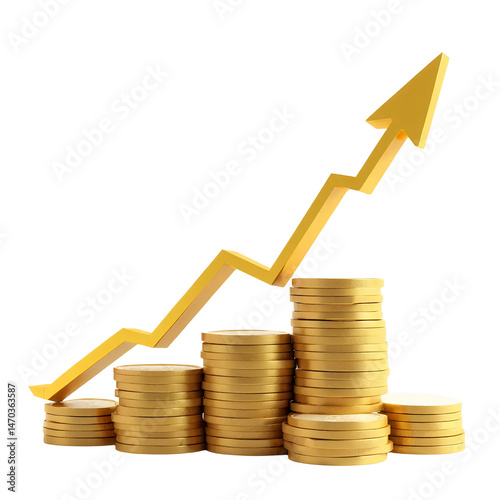 Growth_trend-gold_coins-arrow-up-finance-investment-business-success-increase-profits