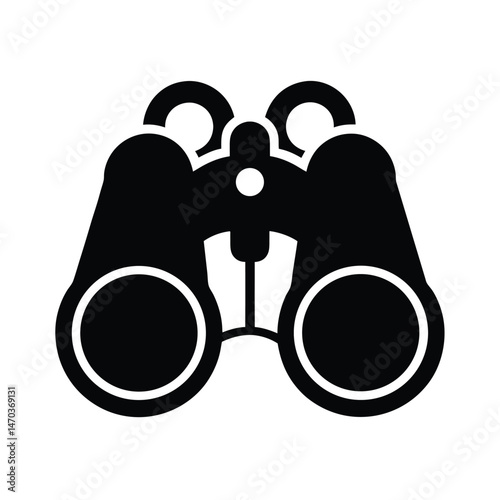 binoculars black silhouette