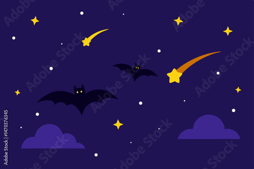 night sky with stars