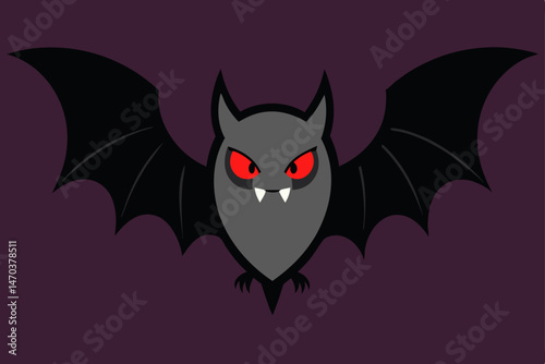 halloween bat vector
