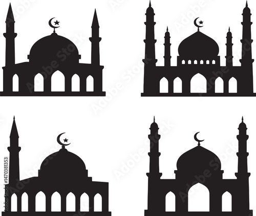 taj mahal silhouette