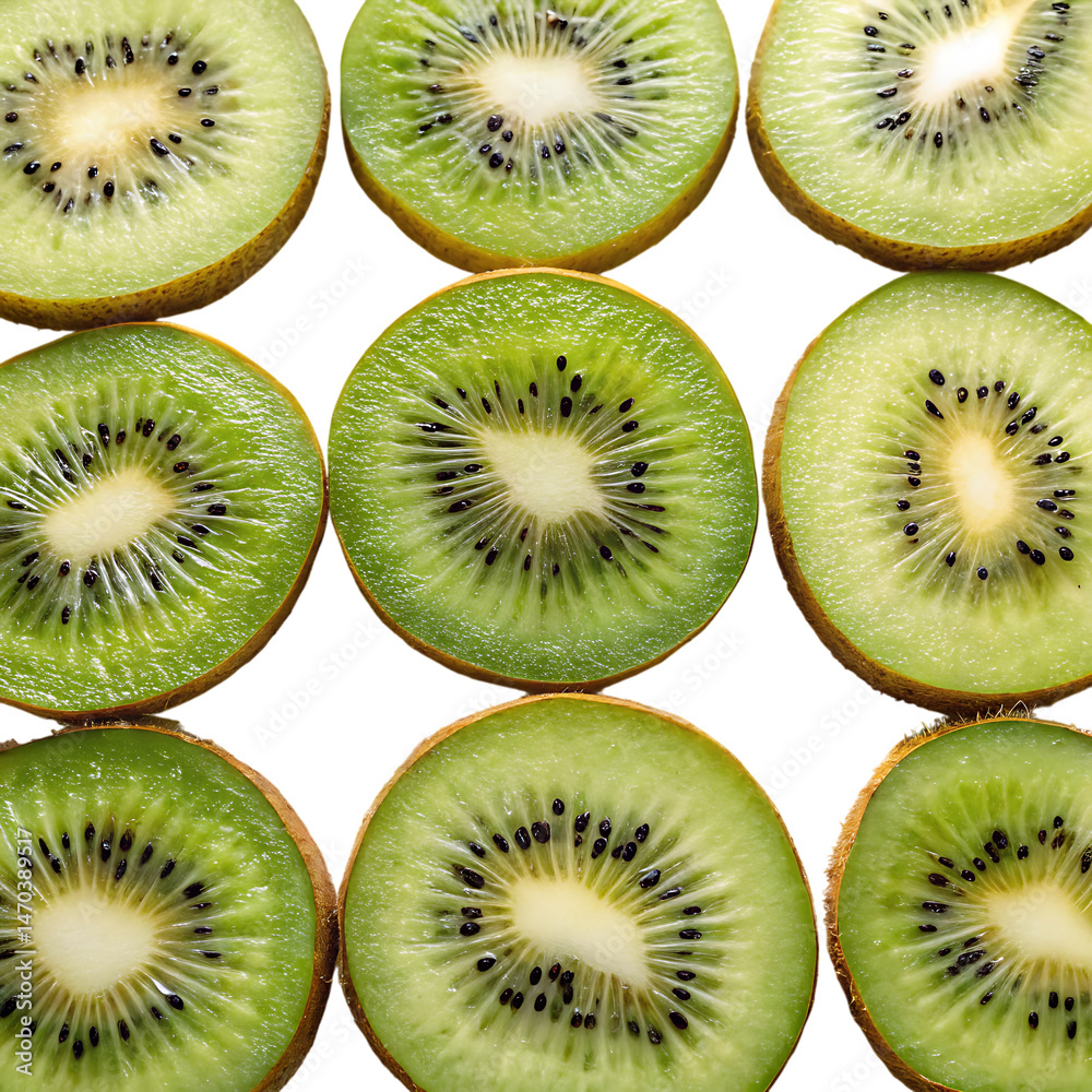 Fototapeta premium kiwi fruit isolated on transparent background