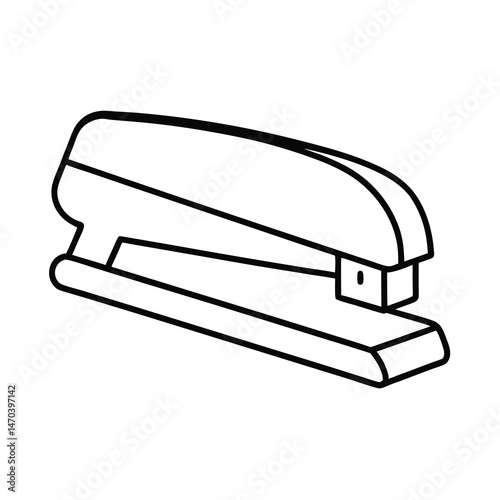 stapler isolated on white