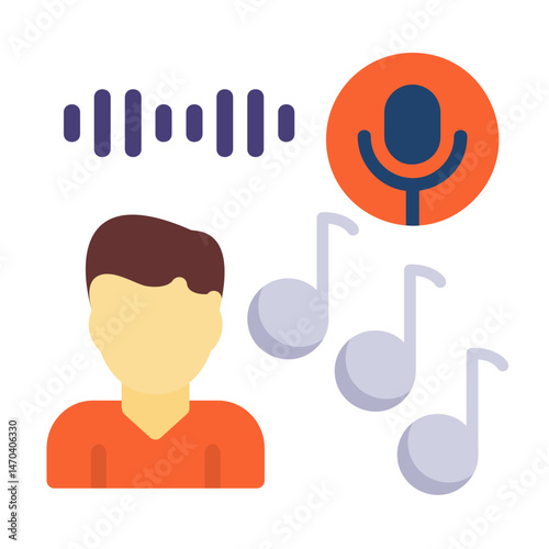 Singer Out line Icon