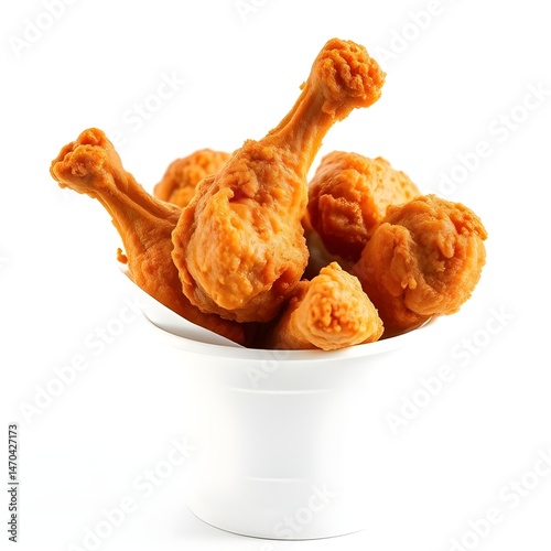 Fried chicken drumsticks 