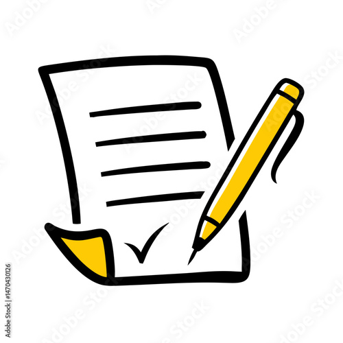 Legal Document – Digital Signature:
Graphic of a signed legal document with a digital pen, symbolizing contracts, agreements, and secure electronic signatures in the modern business world.