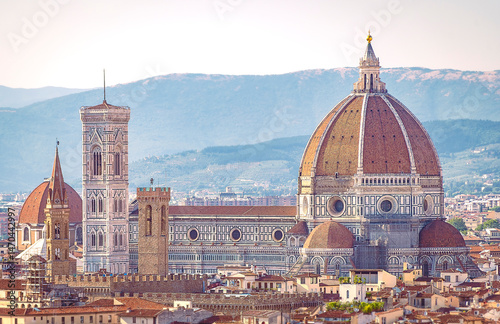 Monumental Cathedral of Florence (Firenze) in Tuscany, Italy