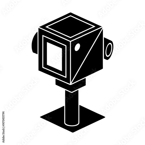 Level Sensor silhouette vector