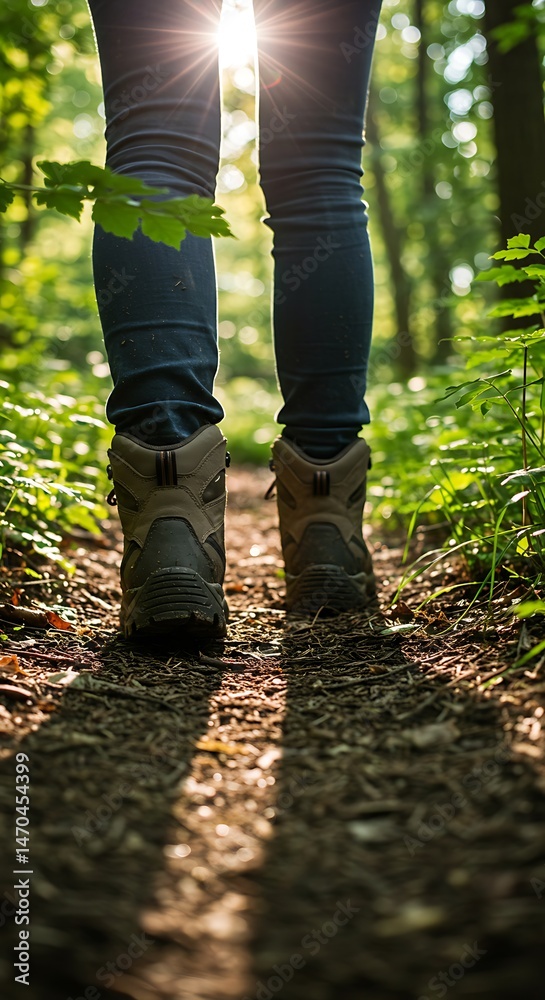 Sunlit Path, Forest's Embrace AI Generated Sunlit Path, Forest's Embrace AI Generated