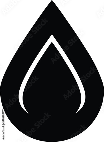 blood drop icon vector illustration