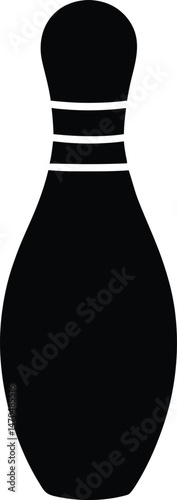 bowling pin icon vector illustration