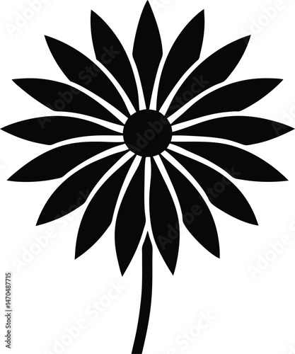 Cutleaf Coneflower Icon Vector Illustration