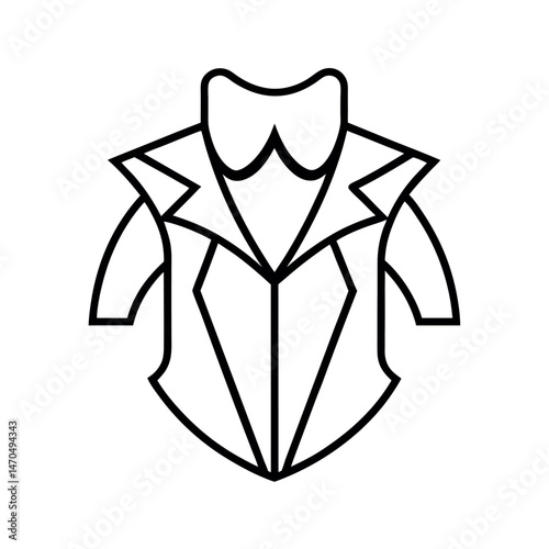 Theatrical Show Costumes Outline Broadway Style Vector
