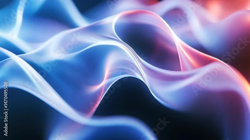 Wallpaper Mural Abstract flowing waves background with trendy color gradients and smooth transitions Torontodigital.ca