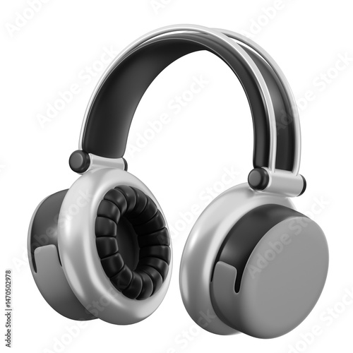 headphones isolated on white background