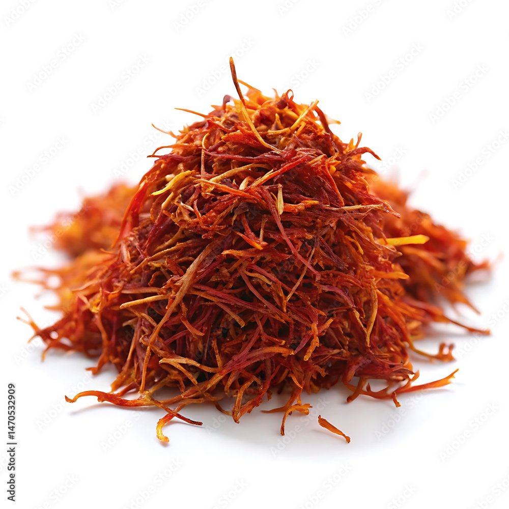 Fototapeta premium saffron image isolated on white background