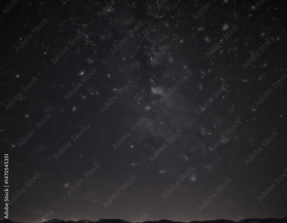 Fototapeta premium Vast, dark night sky ablaze with countless sparkling stars , dark matter, starscape, background