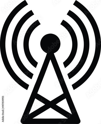radio signal icon vector illustration