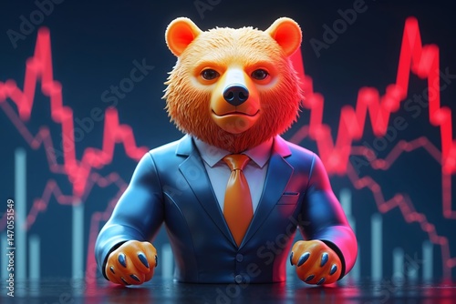 The stock market . A bear market in the stock market.