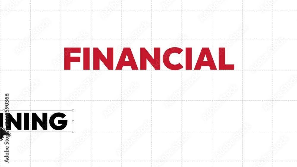 Financial Planning text dragging with cursor on the screen, 4k animation presentation concept background. Finance, planning, business, money, investment Financial Planning text dragging with cursor on the screen, 4k animation presentation concept background. Finance, planning, business, money, investment