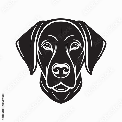 labrador retriever dog Vector Art illustration