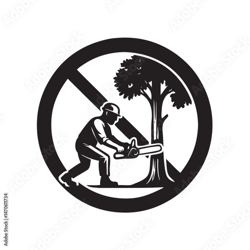 it is forbidden to cut down trees carelessly