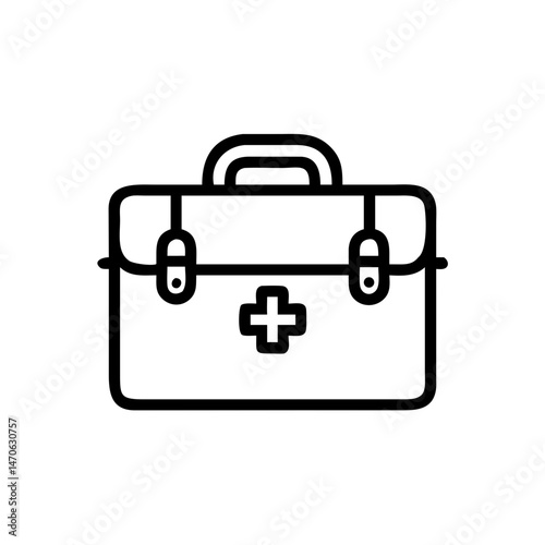 Icon of a doctorchest / first aid kit