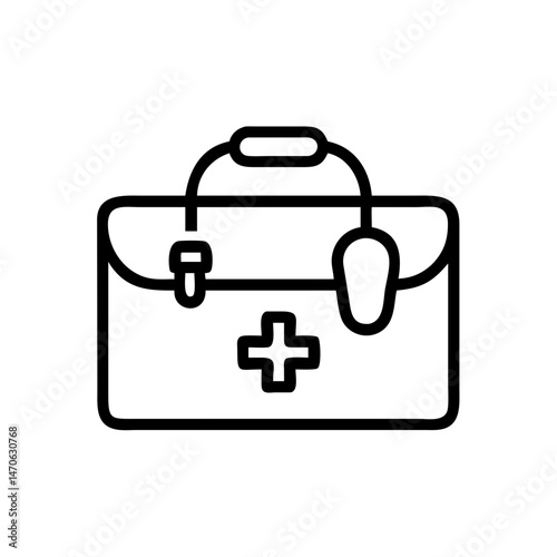 Icon of a doctorchest / first aid kit