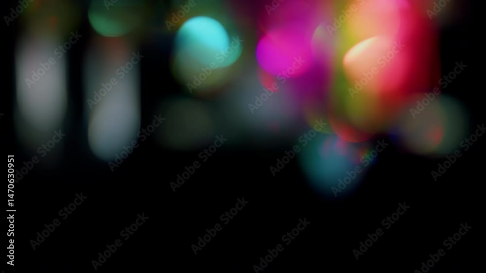 4K Lens flare and bokeh overlay on black background, abstract elegant light effects, transition overlay, high-quality organic footage lightleak, leak, flare for screen mode, optical rays.