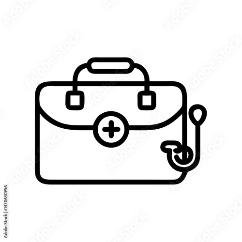 Icon of a doctorchest / first aid kit