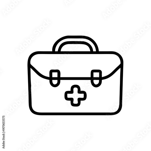 Icon of a doctorchest / first aid kit