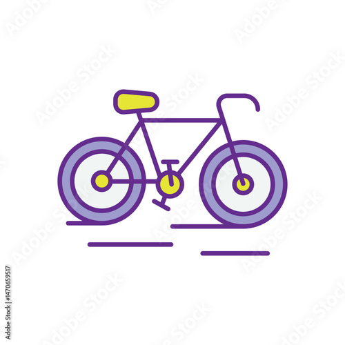 Cycle vector icons stock illustration
