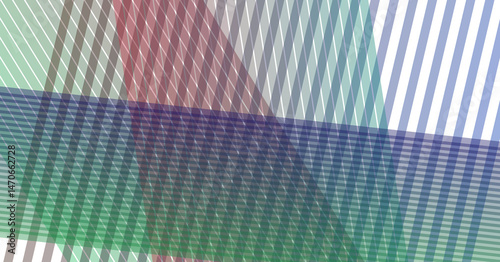 Overlapping retro layered gradients on transparency