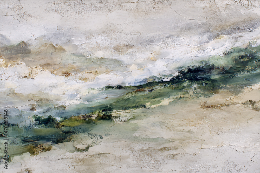 custom made wallpaper toronto digitalAbstract Water Scene: An abstract depiction of flowing water and serene ambiance of artistic expression, a palette of earthy tones, evokes a feeling of tranquility.