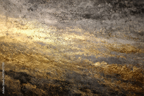 Wallpaper Mural Golden Abstract: A captivating display of fluid forms and intricate textures, showcasing a harmonious blend of metallic shades that evoke a sense of timeless elegance and artistic allure. Torontodigital.ca