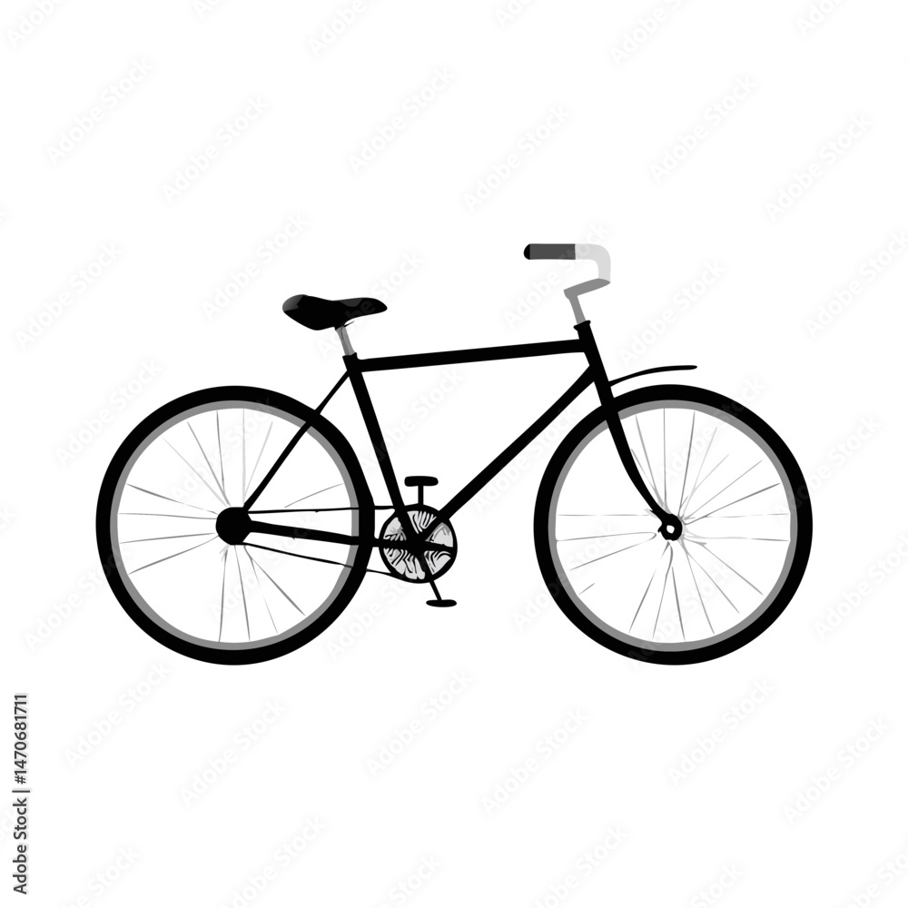 Fototapeta premium Bicycle: The Eco-Friendly Mode of Transport